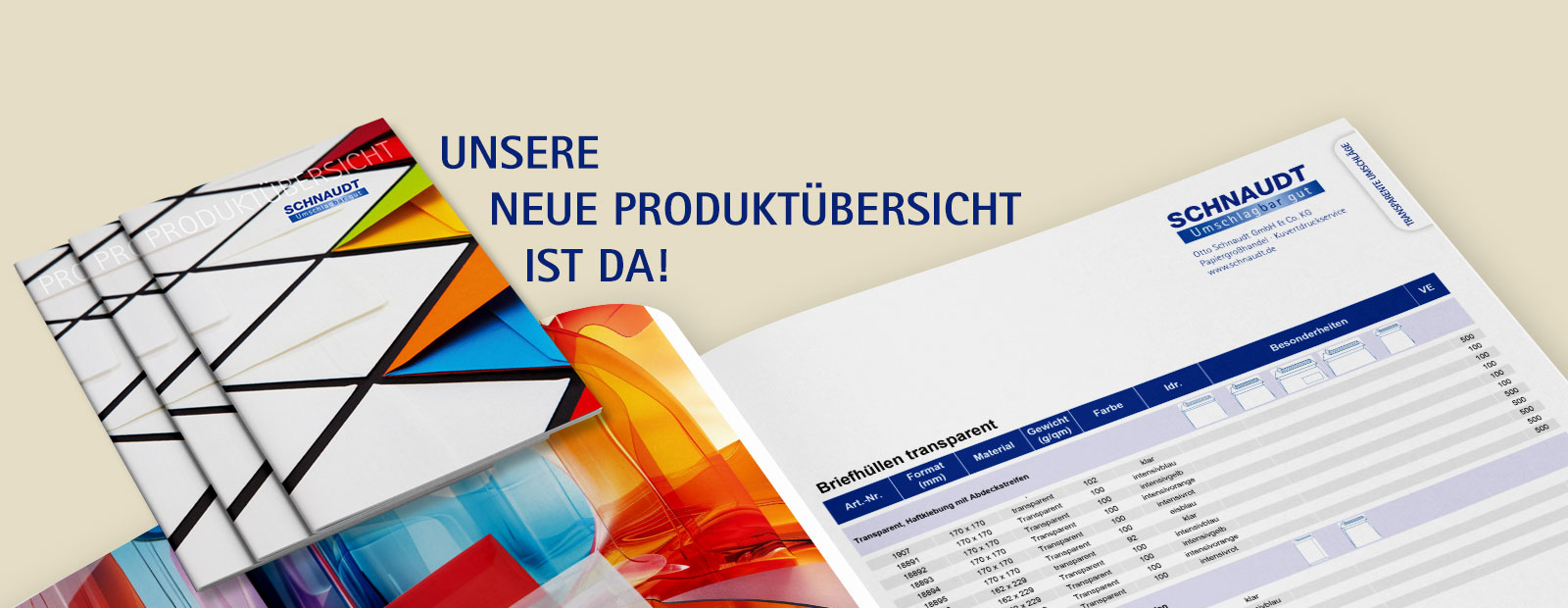 Schnaudt - Produktübersicht